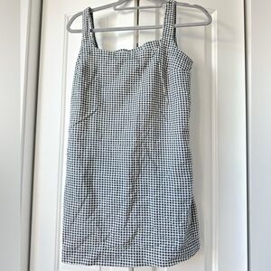 a new day Black & White Gingham Mini Dress